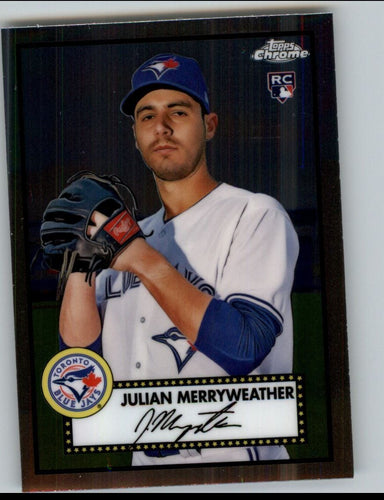 2021 Topps Chrome Platinum Anniversary Julian Merryweather Toronto Blue Jays #98