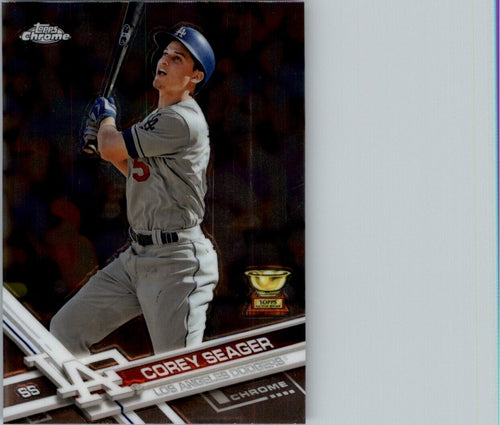 2017 Topps Chrome Corey Seager Los Angeles Dodgers #50