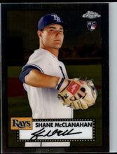 Load image into Gallery viewer, 2021 Topps Chrome Platinum Anniversary Shane McClanahan Tampa Bay Rays #90