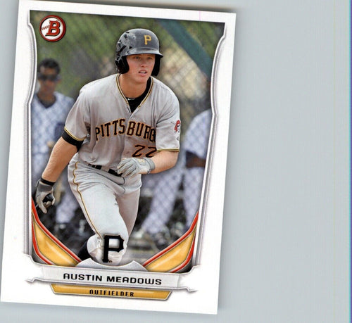 2014 Bowman Draft Picks & Prospects Top Austin Meadows Pittsburgh Pirates #TP-10