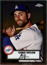 Load image into Gallery viewer, 2021 Topps Chrome Platinum Anniversary Chris Taylor Los Angeles Dodgers #392