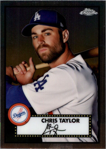 2021 Topps Chrome Platinum Anniversary Chris Taylor Los Angeles Dodgers #392