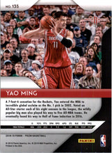 Load image into Gallery viewer, 2018-19 Panini Prizm Yao Ming Houston Rockets #135
