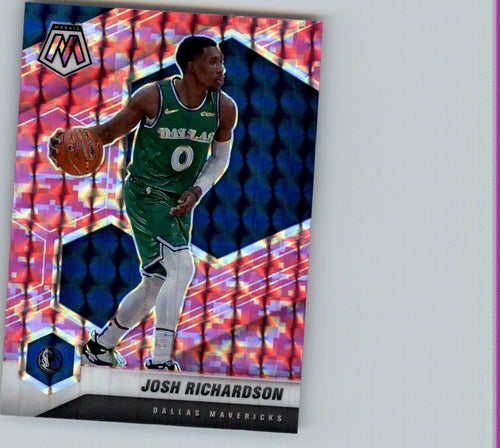 2020-21 Panini Mosaic Josh Richardson Dallas Mavericks #148 Pink Camo