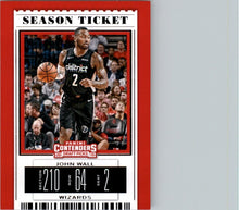 Load image into Gallery viewer, 2019-20 Panini Contenders Draft Picks Ticket Blue Foil John Wall Washington