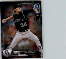 Load image into Gallery viewer, 2017 Bowman Chrome Jeff Hoffman RC Colorado Rockies #61