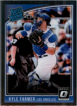 Load image into Gallery viewer, 2018 Panini Chronicles Optic Rated Rookies Kyle Farmer RC Los Angeles Dodgers