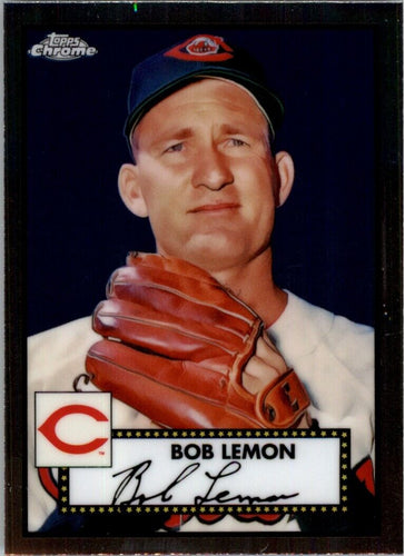 2021 Topps Chrome Platinum Anniversary Bob Lemon Cleveland Indians #652