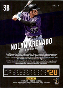 2018 Panini Chronicles Prestige Nolan Arenado Colorado Rockies #14