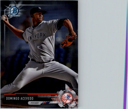 2017 Bowman Chrome Prospects Domingo Acevedo New York Yankees #BCP183