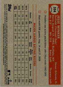 2021 Topps Chrome Platinum Anniversary Jesse Winker Cincinnati Reds #354