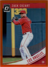 Load image into Gallery viewer, 2018 Donruss Optic Orange Zack Cozart 051/199 Los Angeles Angels #82
