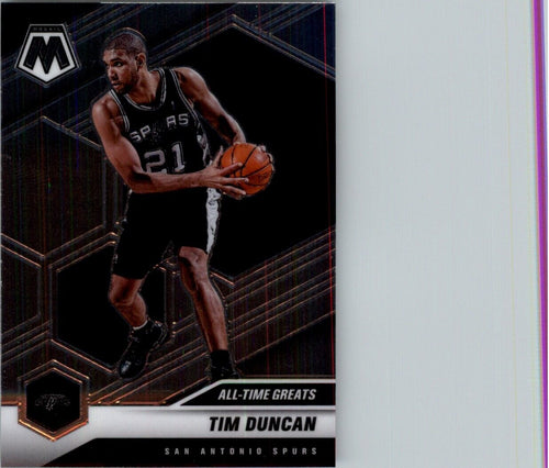 2020-21 Panini Mosaic Tim Duncan San Antonio Spurs #289