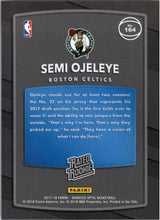 Load image into Gallery viewer, 2017-18 Donruss Optic Semi Ojeleye RC Boston Celtics #164 Red Yellow