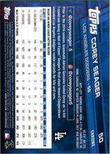 Load image into Gallery viewer, 2017 Topps Chrome Corey Seager Los Angeles Dodgers #50