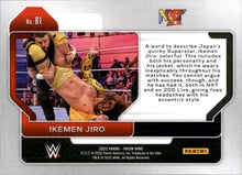Load image into Gallery viewer, 2022 Panini WWE Prizm Ikemen Jiro RC #81