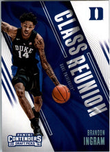 Load image into Gallery viewer, 2016-17 Panini Contenders Draft Picks Class Reunion Brandon Ingram Duke Blue