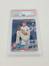 Load image into Gallery viewer, 2018 TOPPS SERIES 2 SHOHEI OHTANI PITCHING ROOKIE #700 PSA 9 MINT ANGELS RC