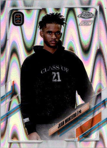 2021-22 Topps Now Overtime Elite Jean Montero RC #D24 Refractor