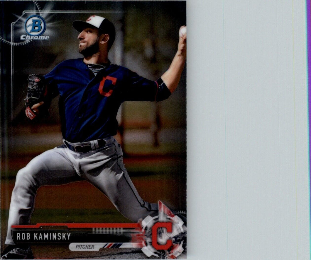 2017 Bowman Chrome Prospects Rob Kaminsky Cleveland Indians #BCP182