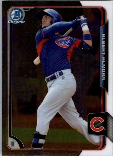 2015 Bowman Chrome Prospects Albert Almora Chicago Cubs #BCP142