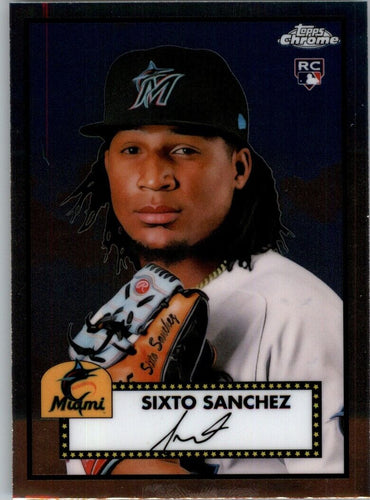 2021 Topps Chrome Platinum Anniversary Sixto Sanchez Miami Marlins #17