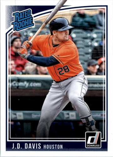2018 Panini Chronicles Donruss Rated Rookies J.D. Davis RC Houston Astros #278