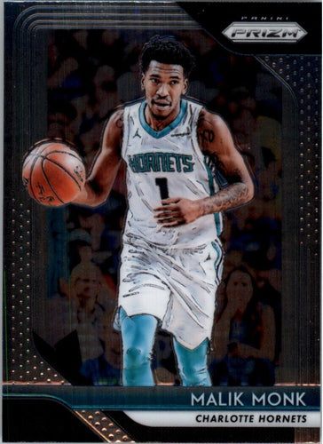2018-19 Panini Prizm Malik Monk Charlotte Hornets #50