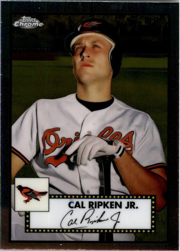 2021 Topps Chrome Platinum Anniversary Cal Ripken Jr. Baltimore Orioles #498
