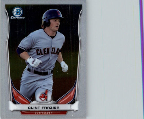 2014 Bowman Draft Picks & Prospects Chrome Top Clint Frazier Cleveland Indians