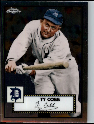 2021 Topps Chrome Platinum Anniversary Ty Cobb Detroit Tigers #611
