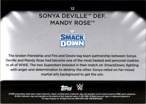 2021 Topps WWE Women's Division Sonya Deville #12