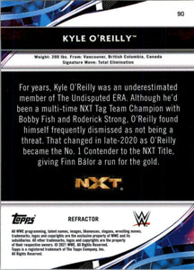 2021 Topps Finest WWE Kyle O'Reilly #90 Refractor