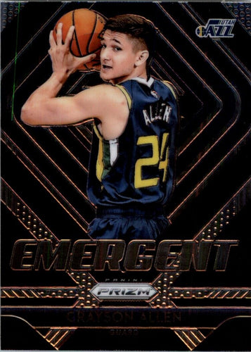 2018-19 Panini Prizm Emergent Grayson Allen Utah Jazz #21