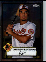 Load image into Gallery viewer, 2021 Topps Chrome Platinum Anniversary Anthony Santander Baltimore Orioles #375