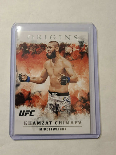 2021 Panini UFC Chronicles Origins Khamzat Chimaev #32 Rookie Card