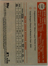 Load image into Gallery viewer, 2021 Topps Chrome Platinum Anniversary Kyle Cody RC Texas Rangers #117