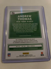 Load image into Gallery viewer, 2020 Donruss Andrew Thomas /71 Jersey Number Parallel Orange