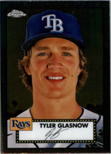 Load image into Gallery viewer, 2021 Topps Chrome Platinum Anniversary Tyler Glasnow Tampa Bay Rays #322