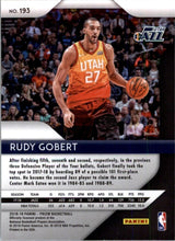 Load image into Gallery viewer, 2018-19 Panini Prizm Rudy Gobert Utah Jazz #193