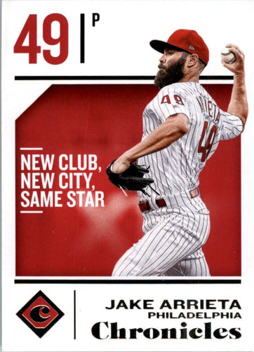 2018 Panini Chronicles Jake Arrieta Philadelphia Phillies #29