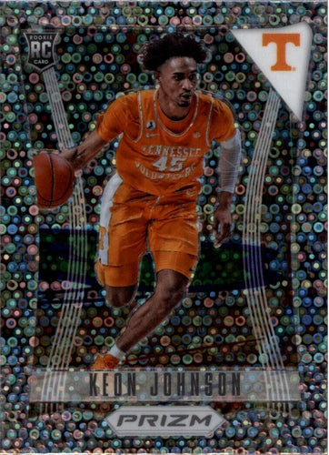 2021-22 Panini Prizm Draft Keon Johnson RC Tennessee Volunteers #7 Disco