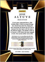 Load image into Gallery viewer, 2018 Panini Chronicles Select Jose Altuve Houston Astros #16