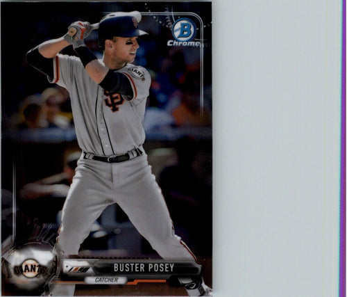 2017 Bowman Chrome Buster Posey San Francisco Giants #91