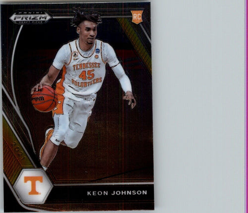2021-22 Panini Prizm Draft Keon Johnson RC Tennessee Volunteers #7