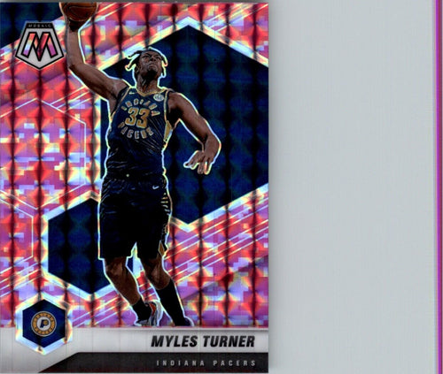 2020-21 Panini Mosaic Myles Turner Indiana Pacers #25 Pink Camo