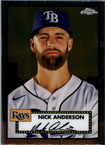 2021 Topps Chrome Platinum Anniversary Nick Anderson Tampa Bay Rays #440