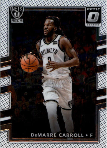2017-18 Donruss Optic DeMarre Carroll Brooklyn Nets #15