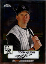 Load image into Gallery viewer, 2021 Topps Chrome Platinum Anniversary Todd Helton Colorado Rockies #524