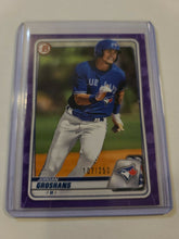 Load image into Gallery viewer, 2020 Bowman Draft Purple Border /250 Jordan Groshans #BD-32
